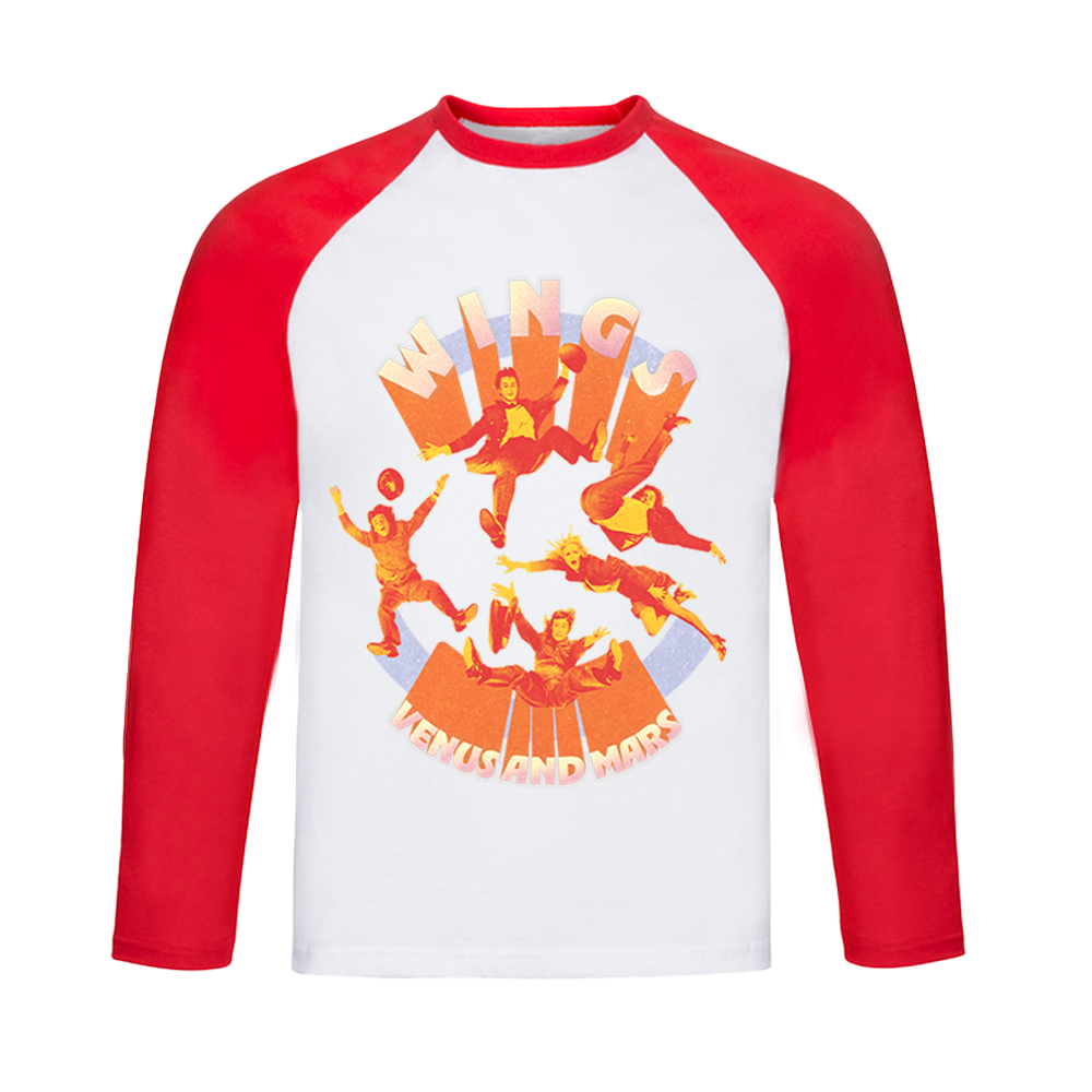 Venus and Mars Red Raglan