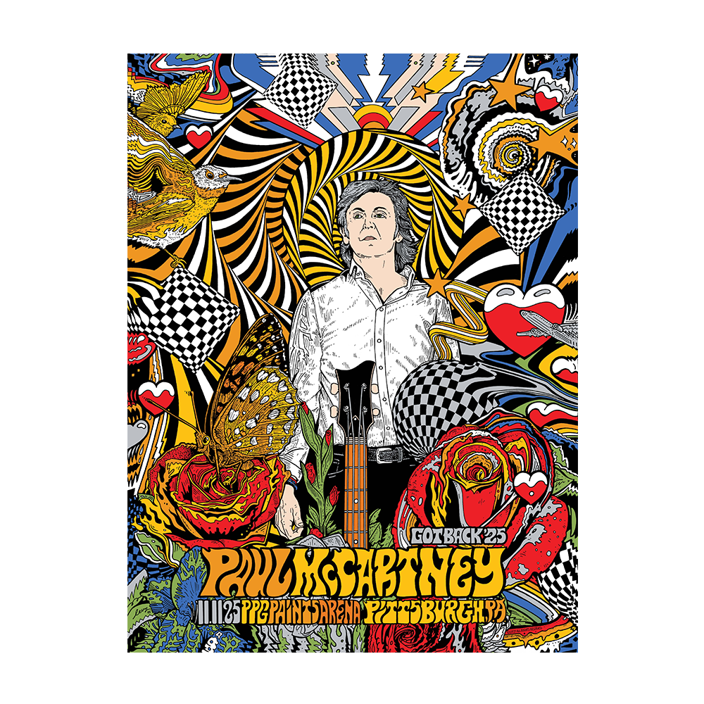Got Back 2025 Pittsburgh Event Poster - Paul McCartney Official Store Got Back 2025 Pittsburgh Event Poster - Paul McCartney Official Store