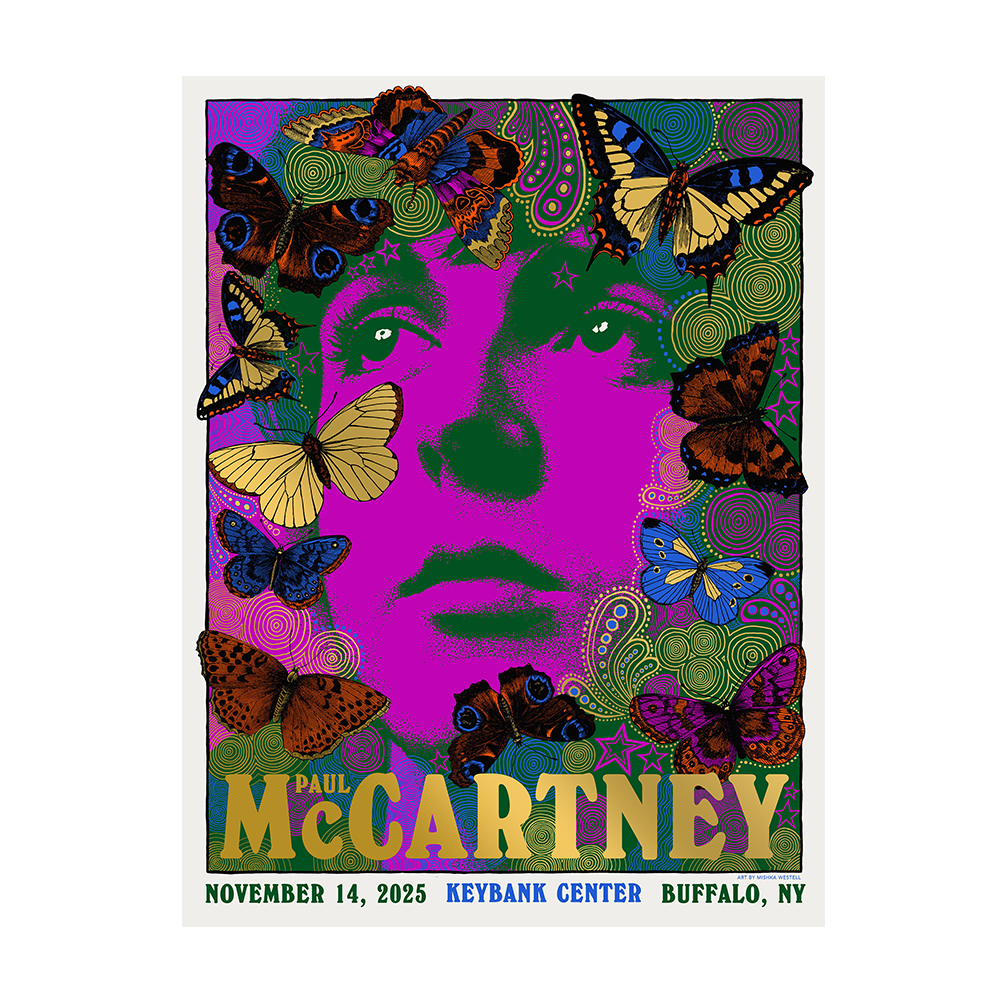 Got Back 2025 Buffalo Event Poster - Paul McCartney Official Store