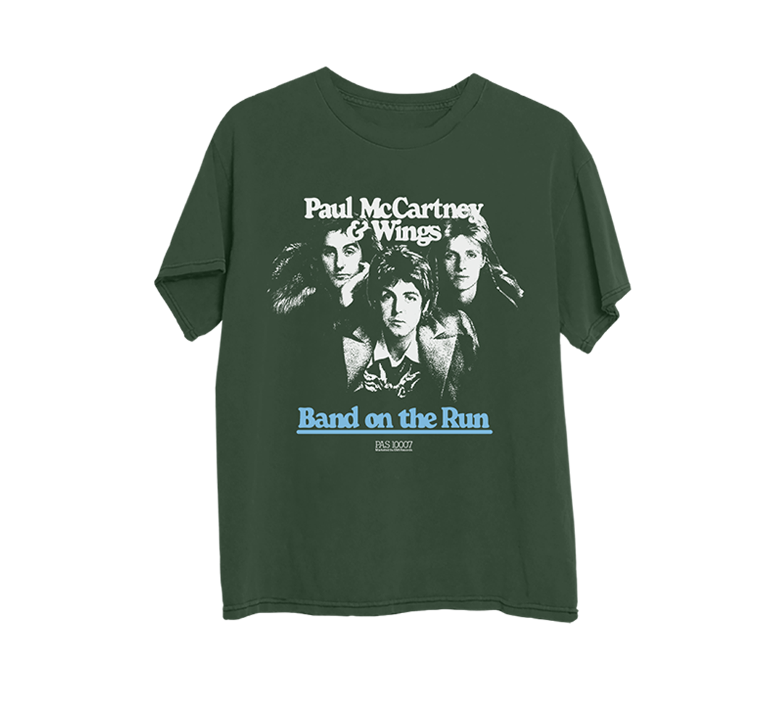 Band on the Run Photo T-Shirt Paul McCartney Official Store