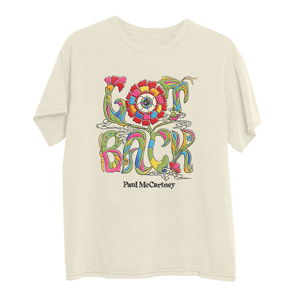 Got Back 2025 Floral Tour T-Shirt - Paul McCartney Official Store