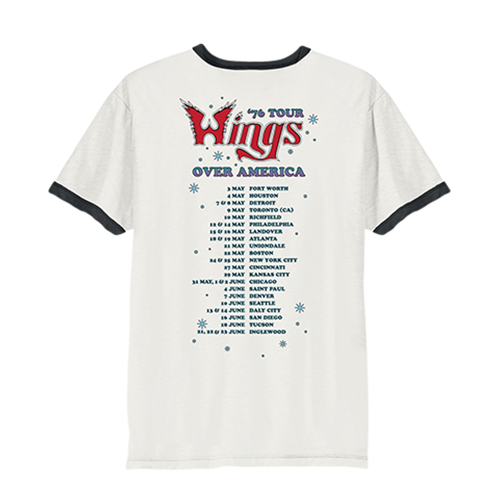 Wings Over America Ringer T-Shirt back