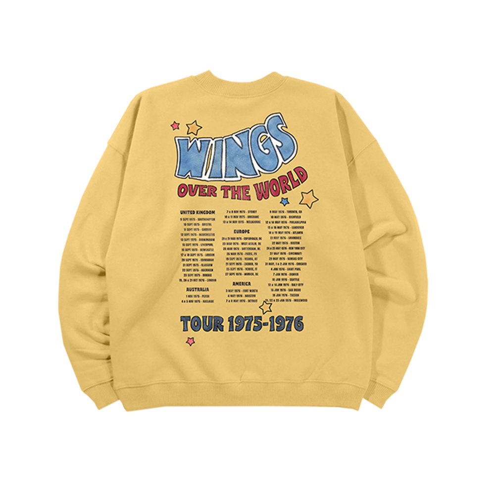 Wings Over The World Tour Sweatshirt back