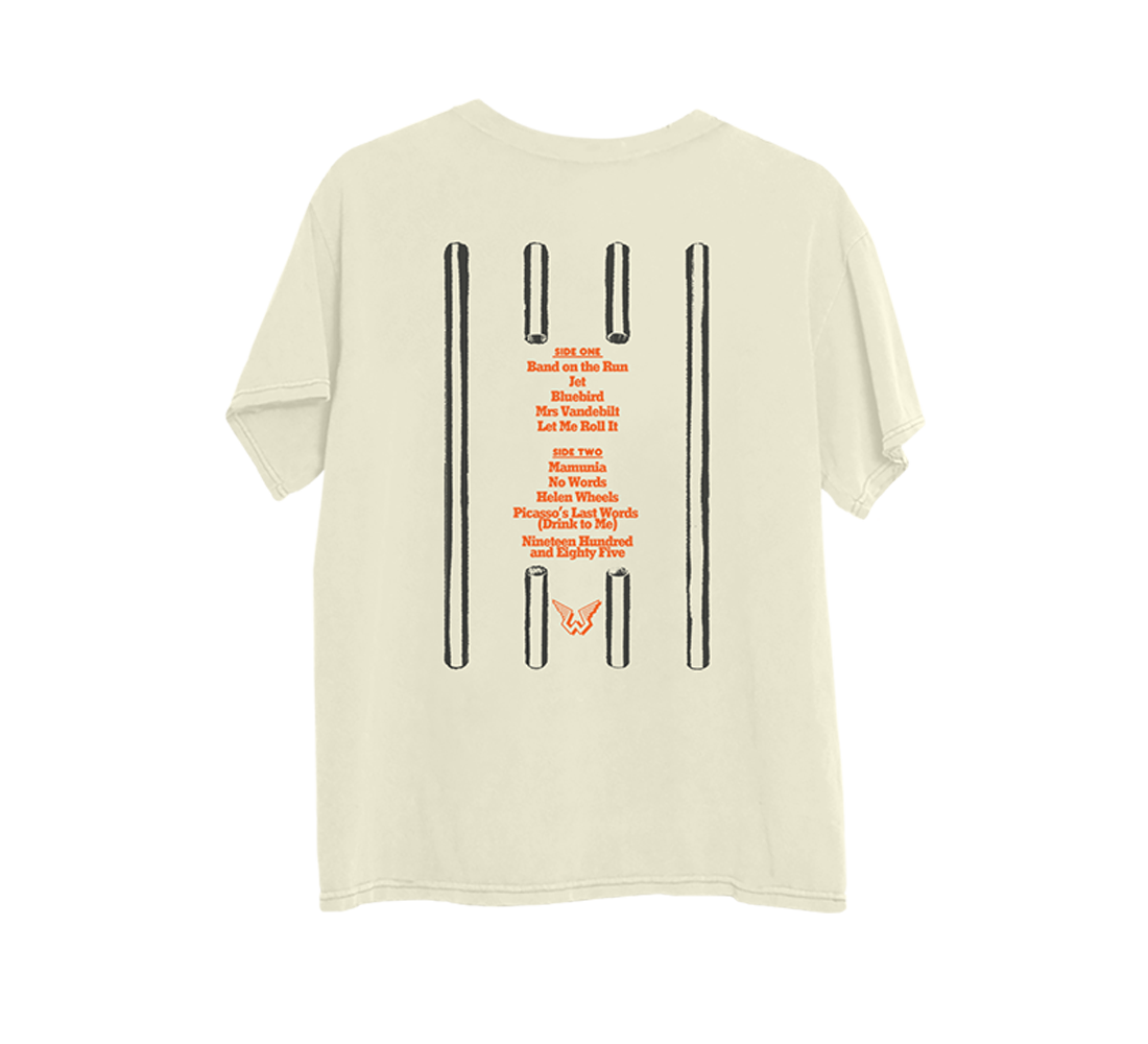 Band on the Run Graphic T-Shirt Back