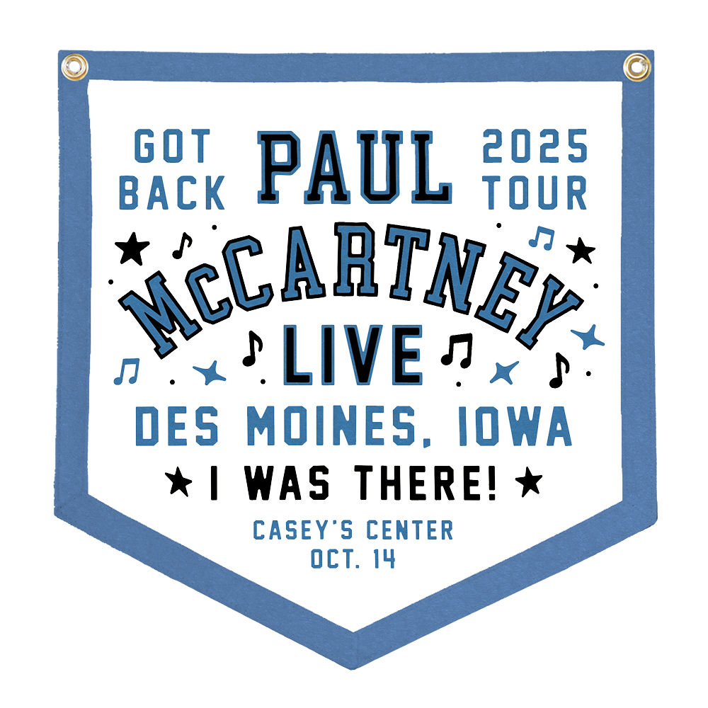 Got Back 2025 Des Moines Event Camp Flag