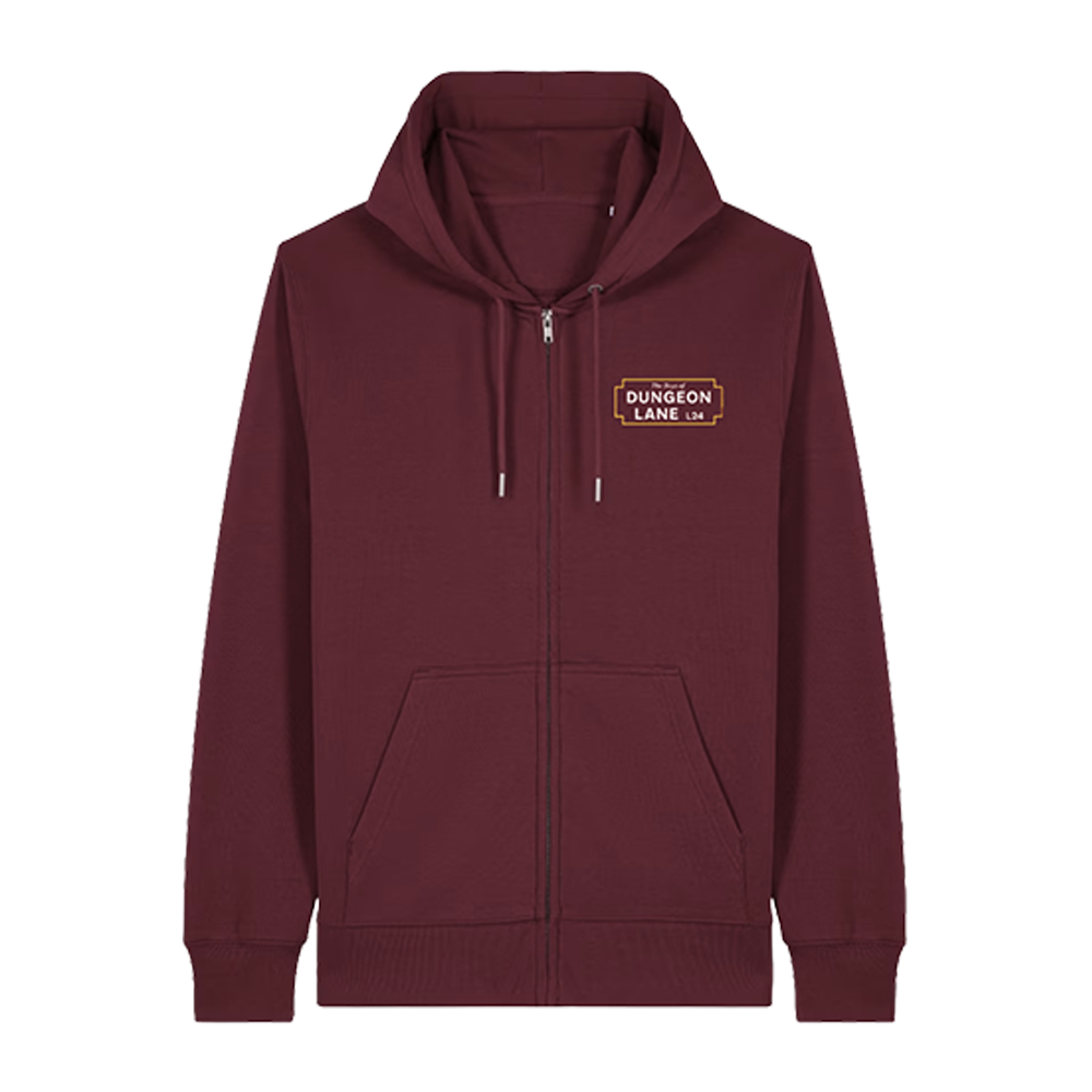 The Boys of Dungeon Lane Deluxe Zipped Hoodie Front