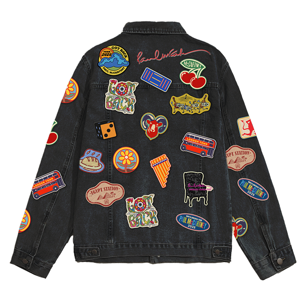 WINGS FUN CLUB EXCLUSIVE: Got Back 2025 Black Denim History Jacket Back
