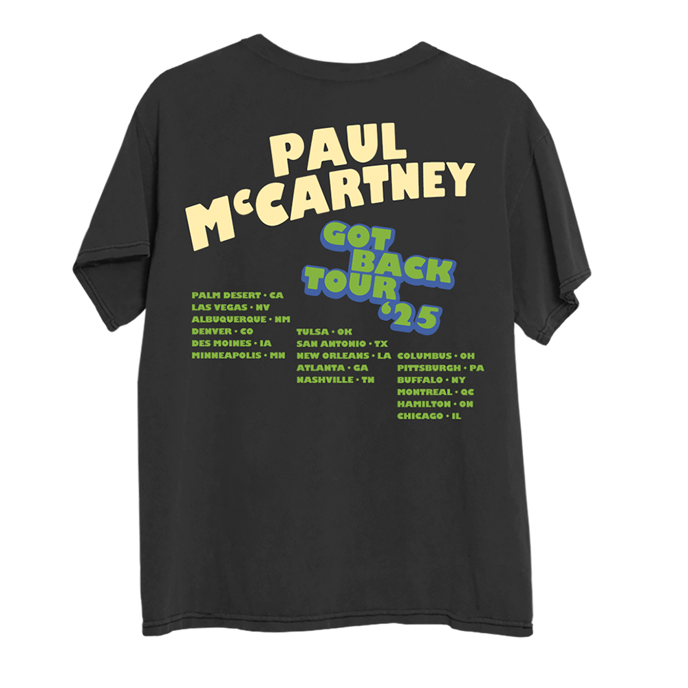 Got Back 2025 Peace T-Shirt Back