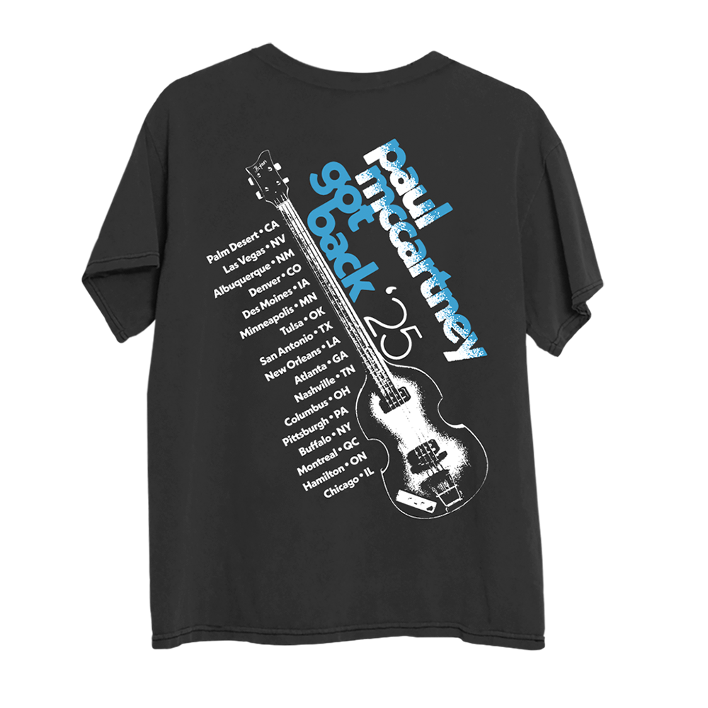 Got Back 2025 Tour T-Shirt Back