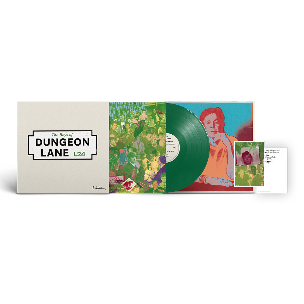 The Boys of Dungeon Lane - Green LP + Lyric Card All Components