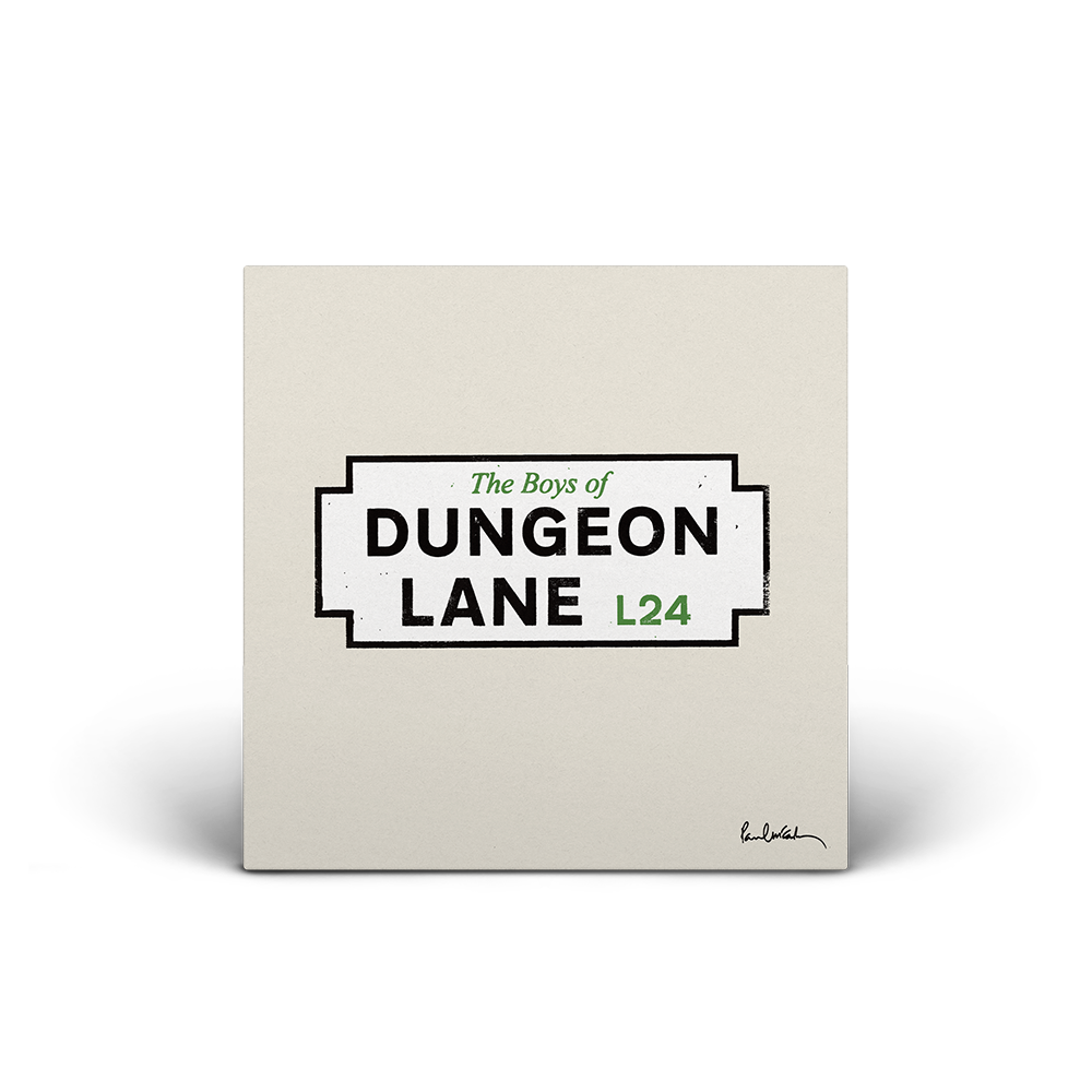 The Boys of Dungeon Lane - Green LP + Lyric Card Cover