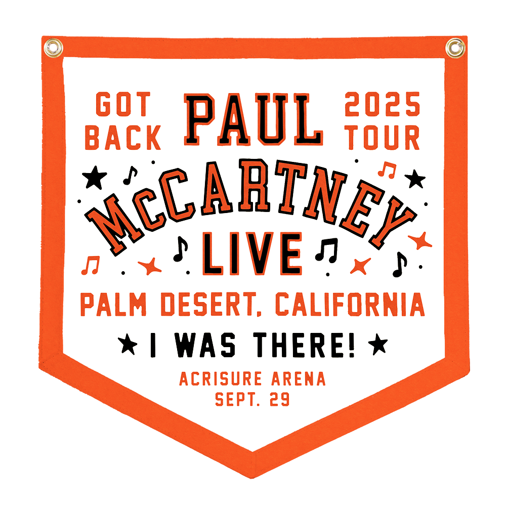 Got Back 2025 Palm Desert Event Camp Flag