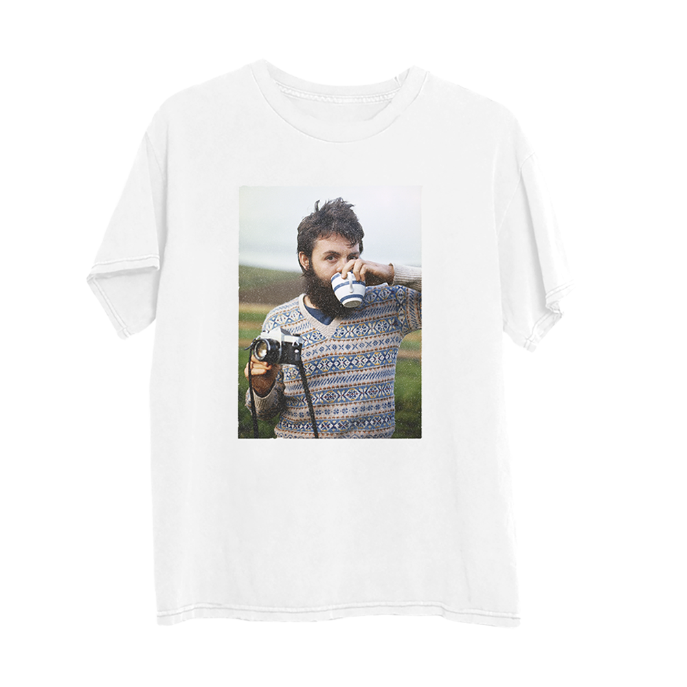 Paul Wearing Fair Isle T-Shirt
