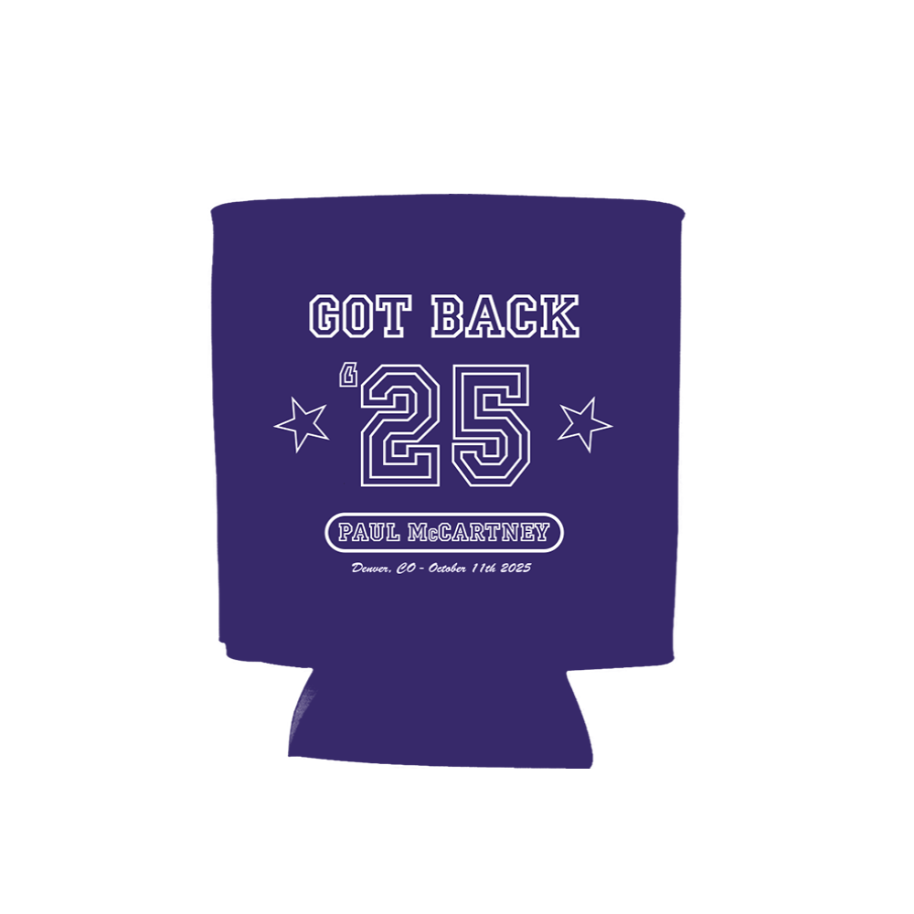 Paul McCartney x Colorado Rockies Got Back 2025 Drink Insulator Back