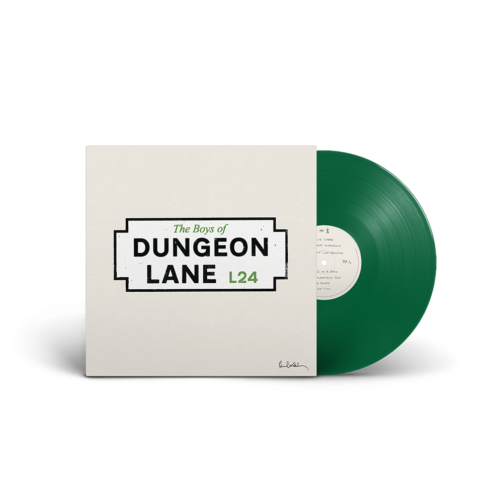 The Boys Of Dungeon Lane - Green LP + Lyric Card Front