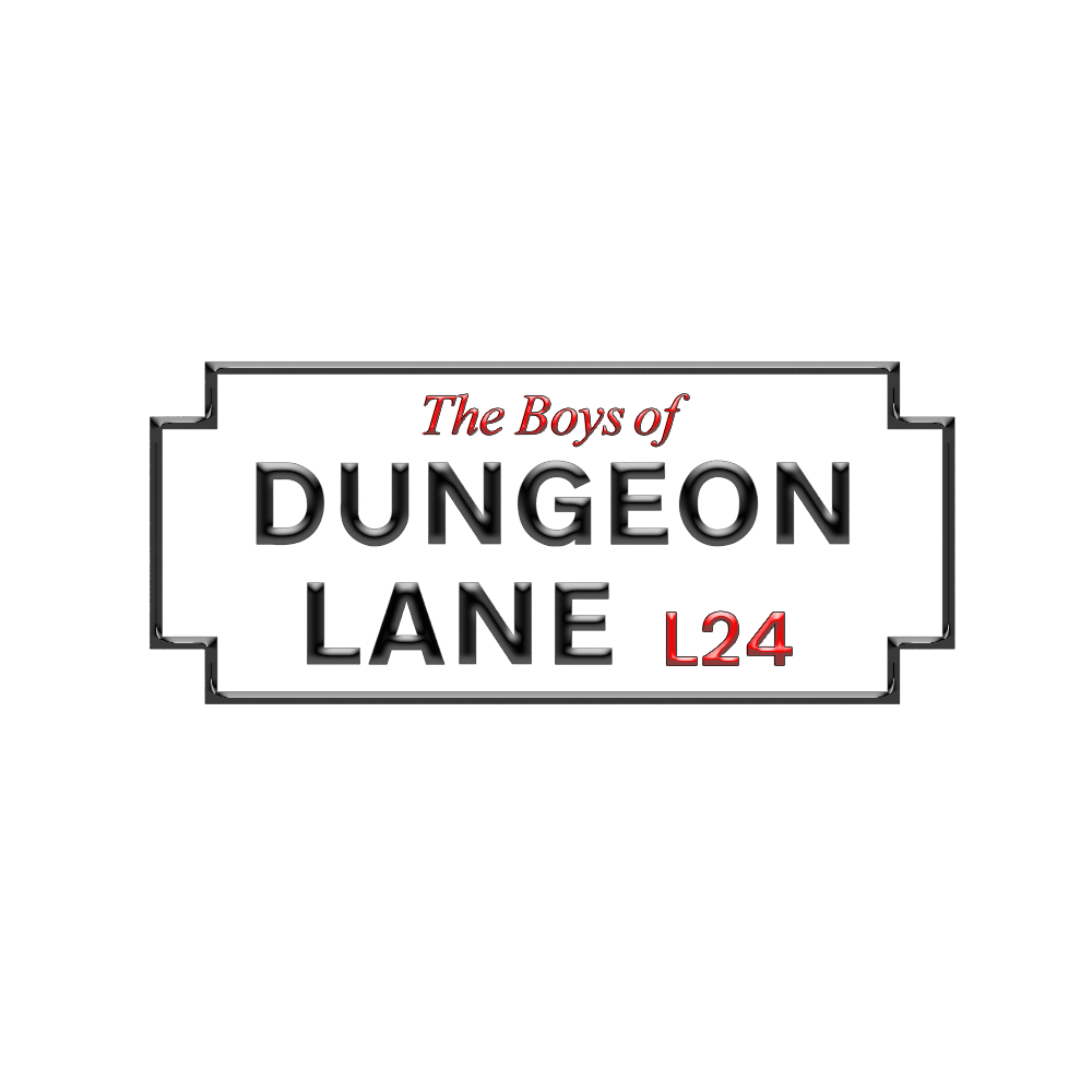 The Boys of Dungeon Lane Street Sign Front