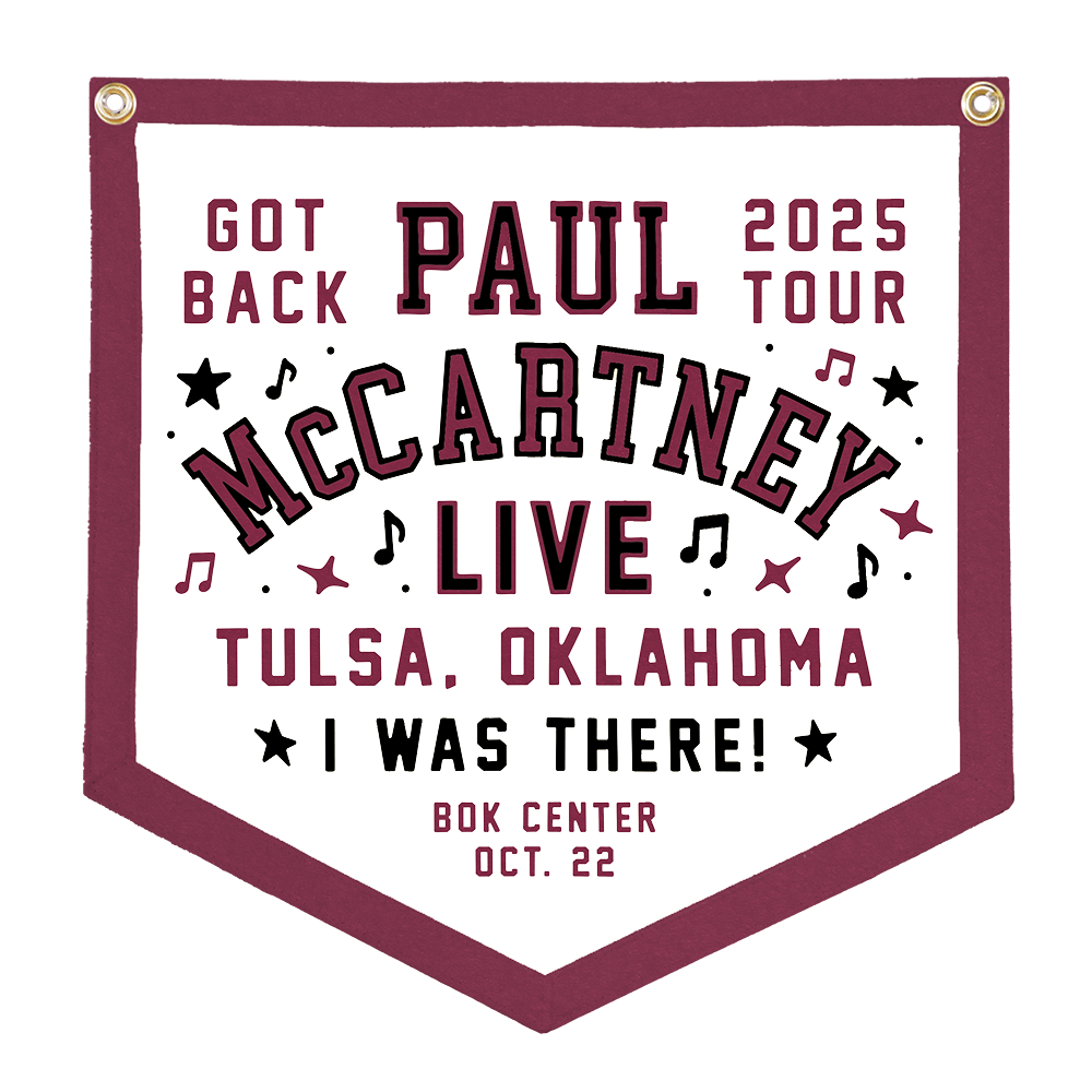 Got Back 2025 Tulsa Event Camp Flag