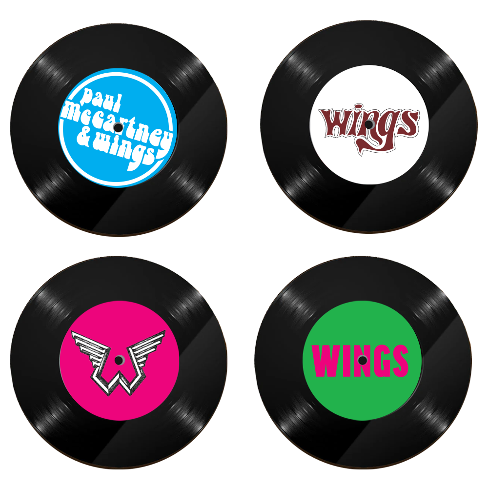 Wings Dual Tone Coaster Set