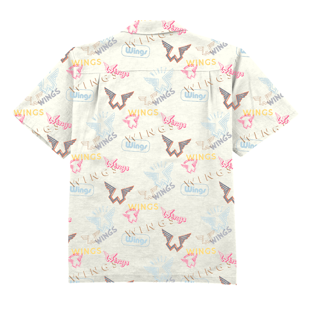 Wings Logo Holiday Shirt Back