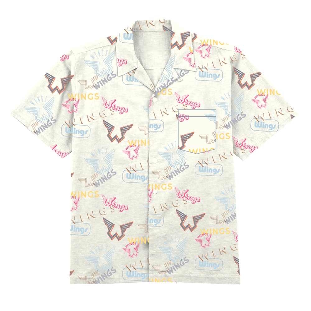 Wings Logo Holiday Shirt Front